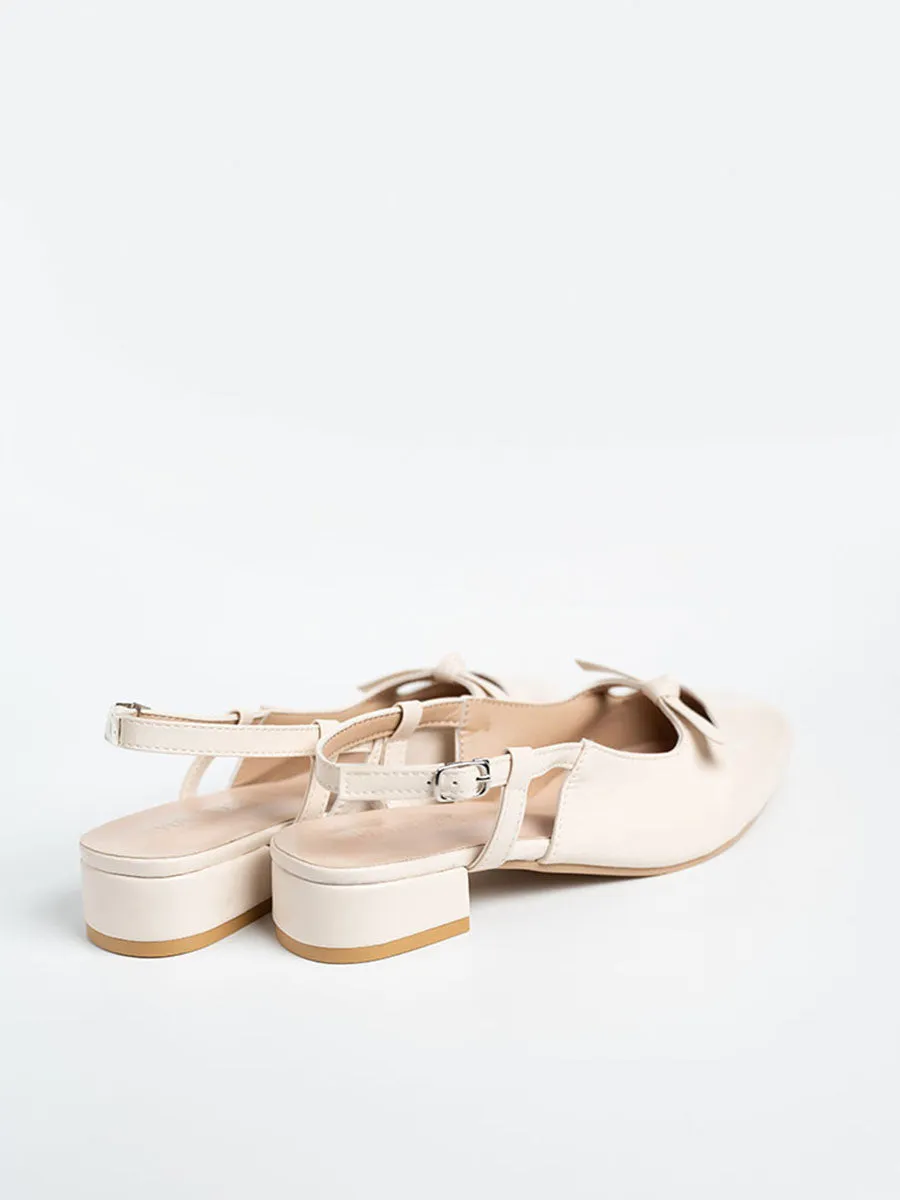 Ribbon Slingback Flats