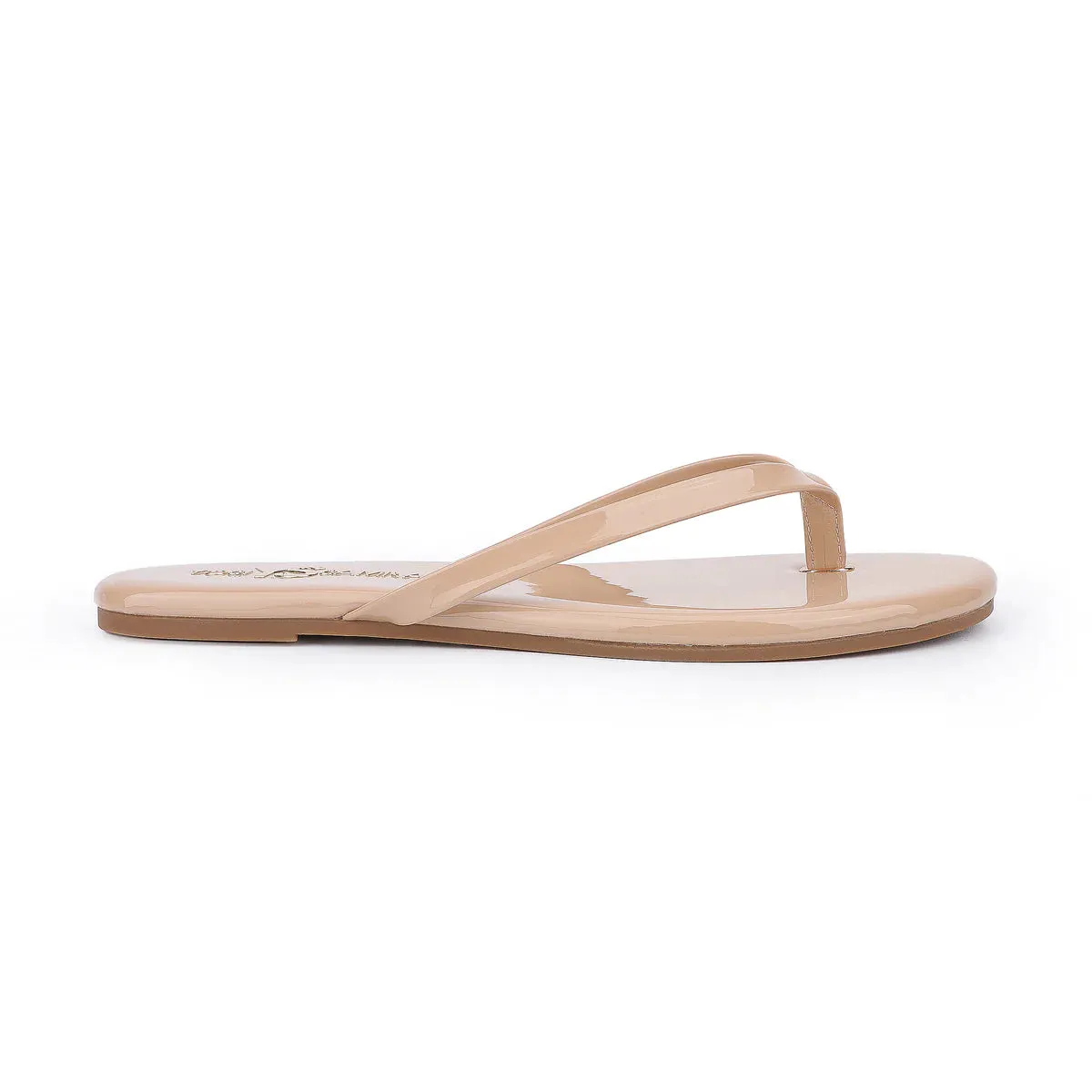 Rivington Sandal - Nude Patent