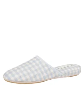 Sari Silk Check Slipper