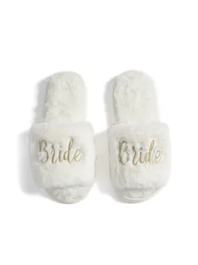 Shiraleah "Bride" Slippers, Ivory