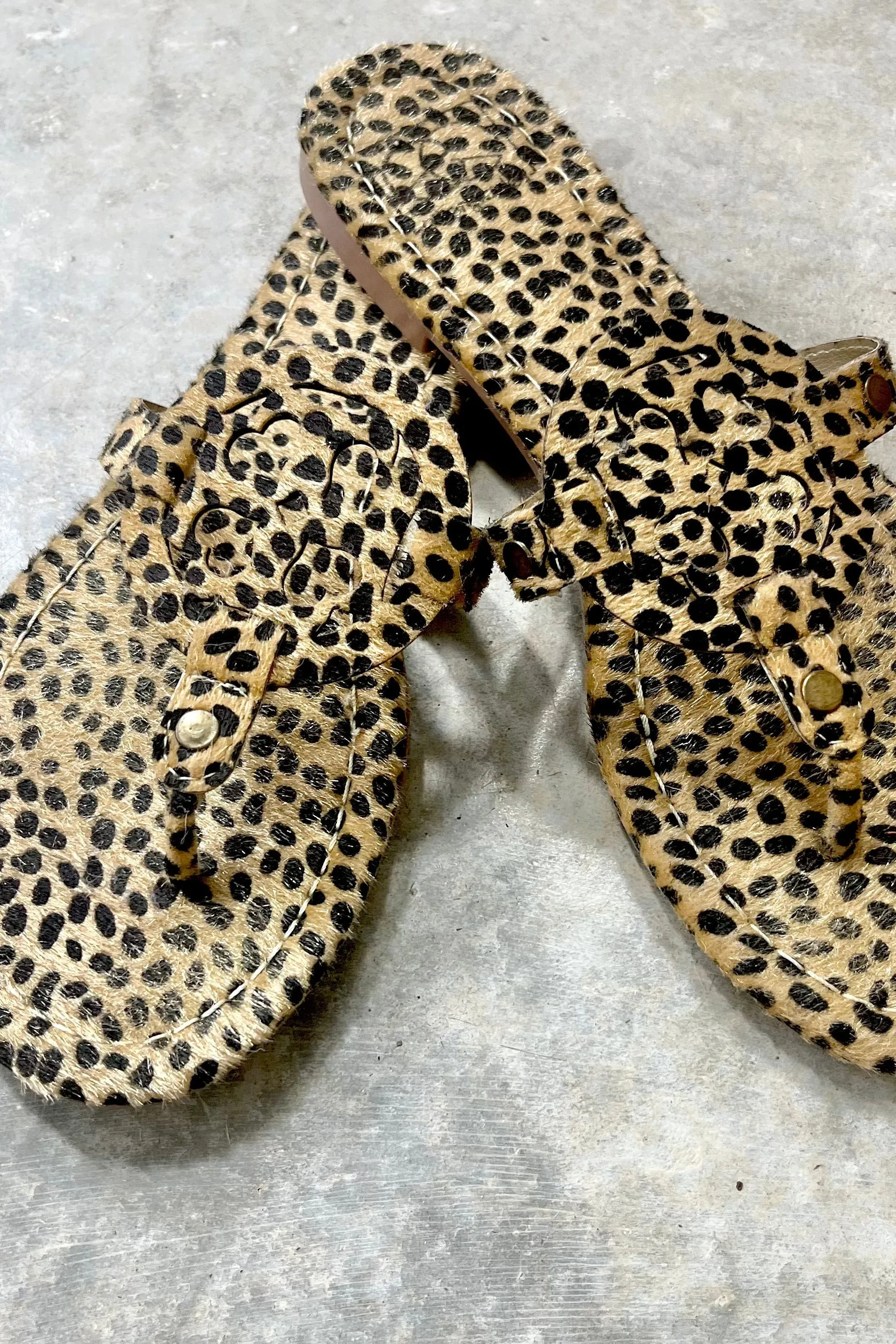 Spot On- Cheetah Print Sandals