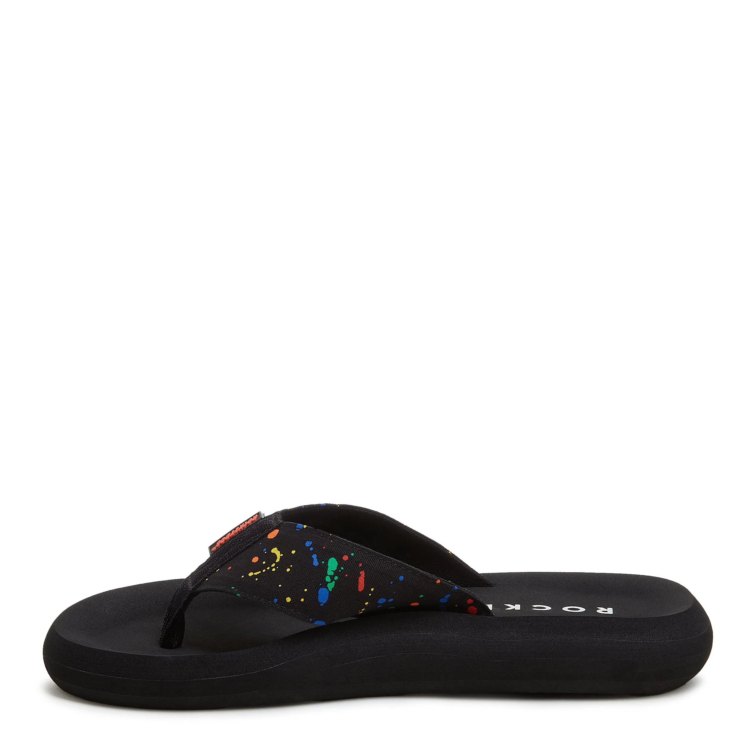 Spotlight Black Splash Flip Flop