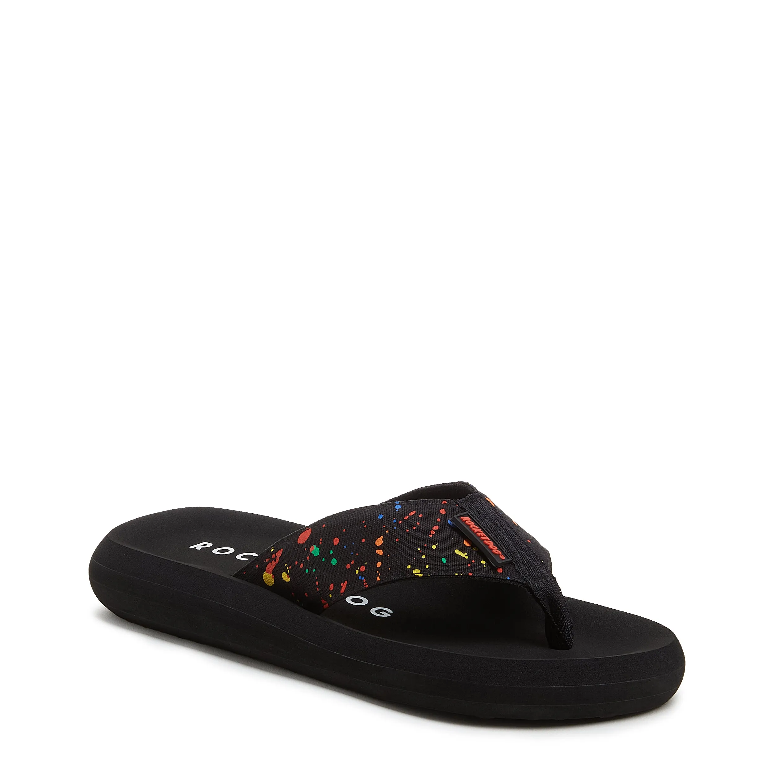 Spotlight Black Splash Flip Flop