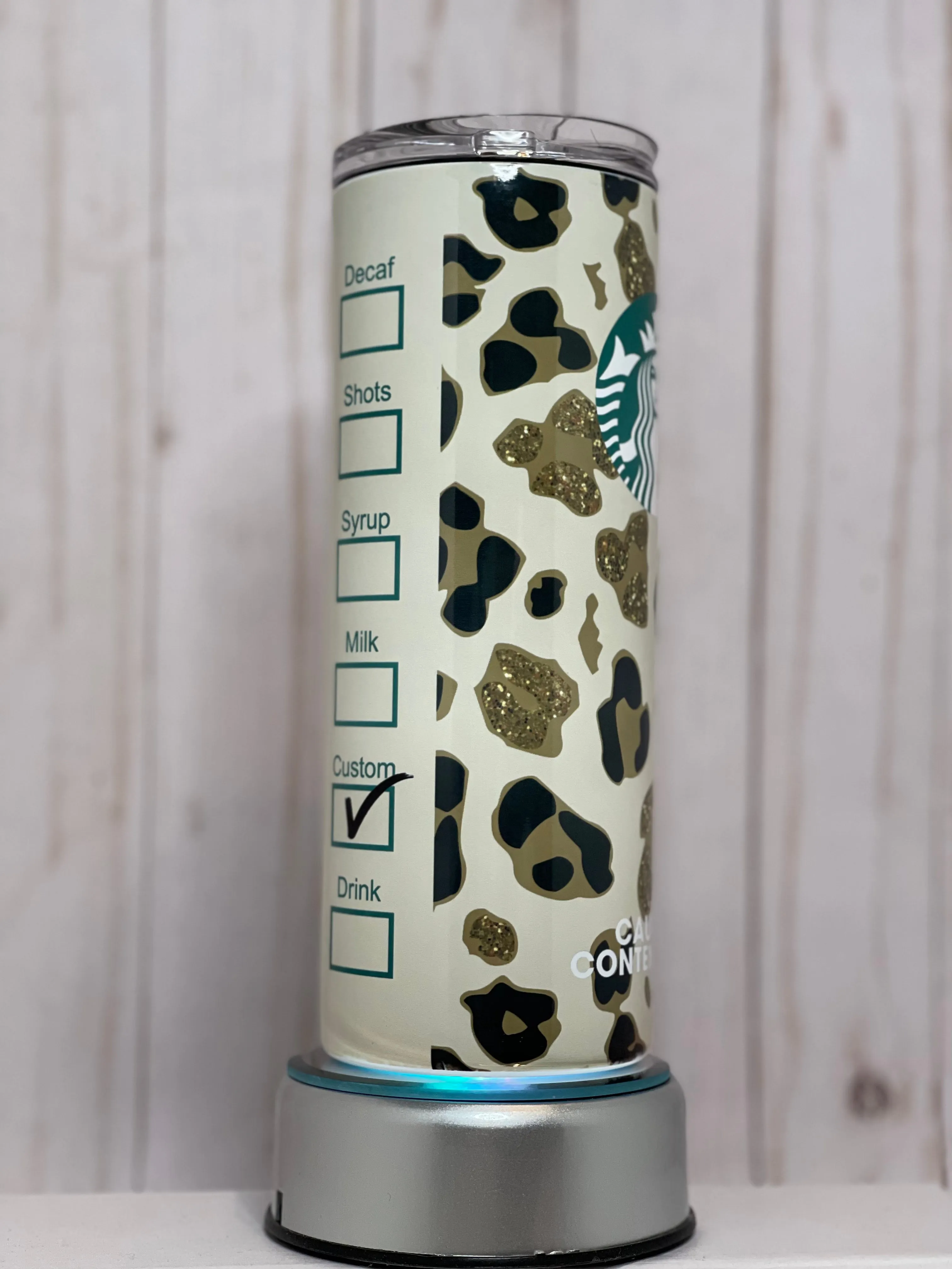 Starbucks leopard 25 oz Tumbler