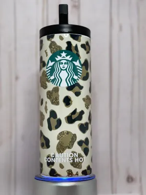 Starbucks leopard 25 oz Tumbler