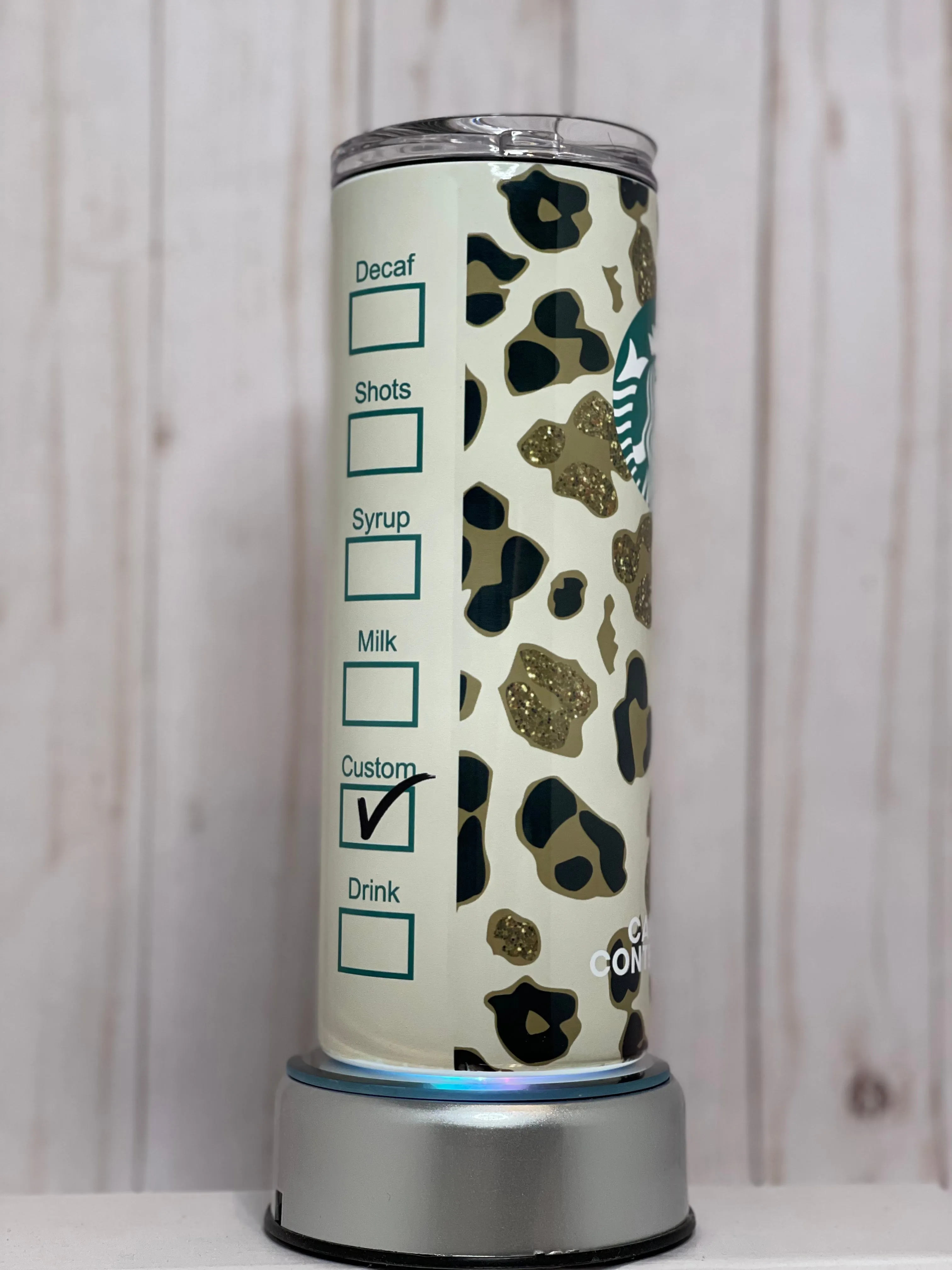 Starbucks leopard 25 oz Tumbler