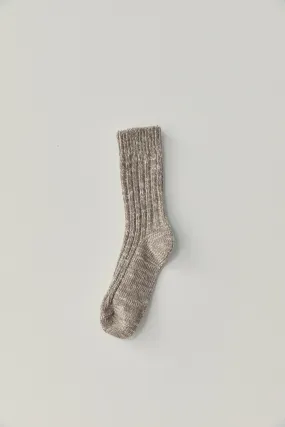 the woven sock - fog