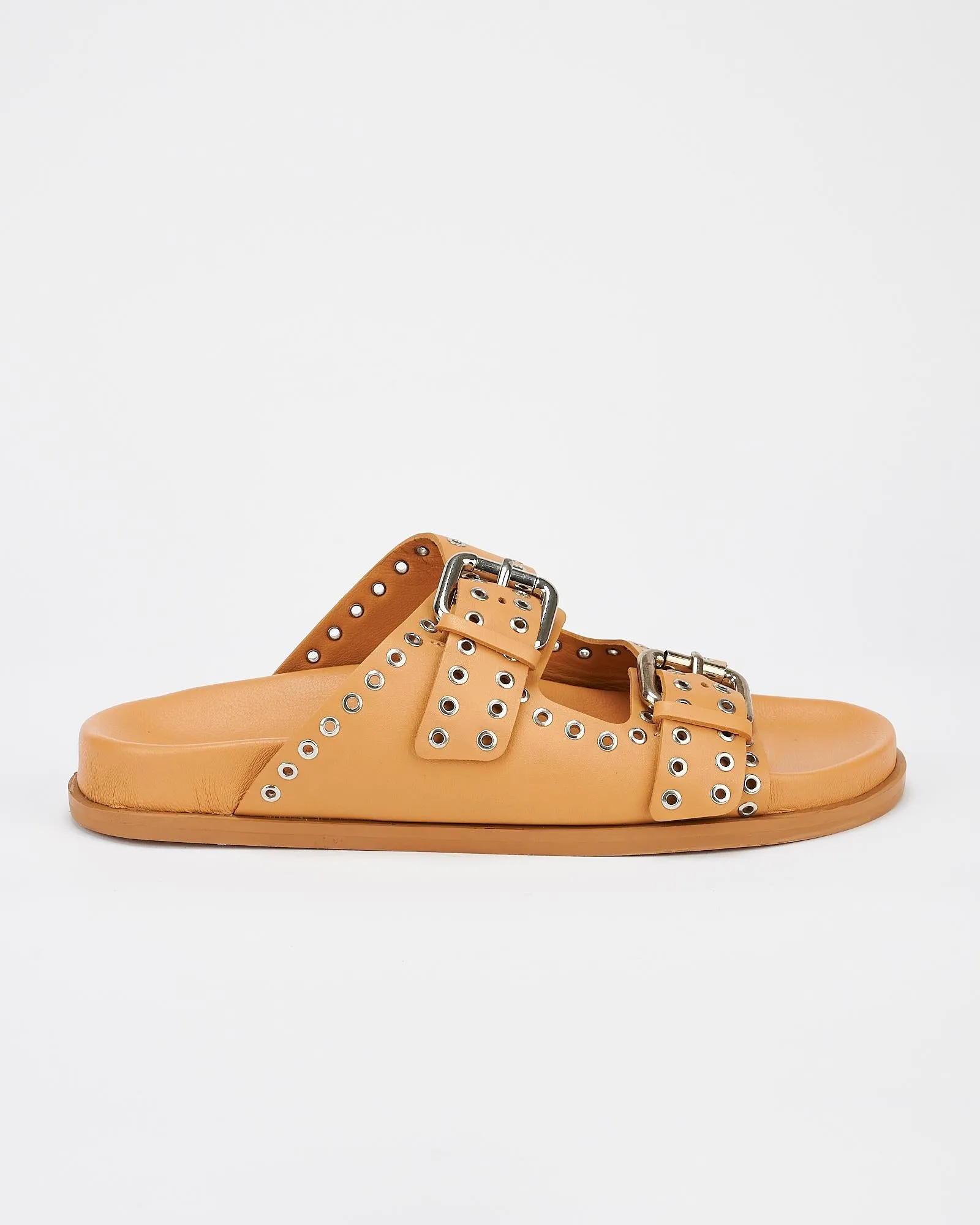 Thea Footbed Tan/Silver