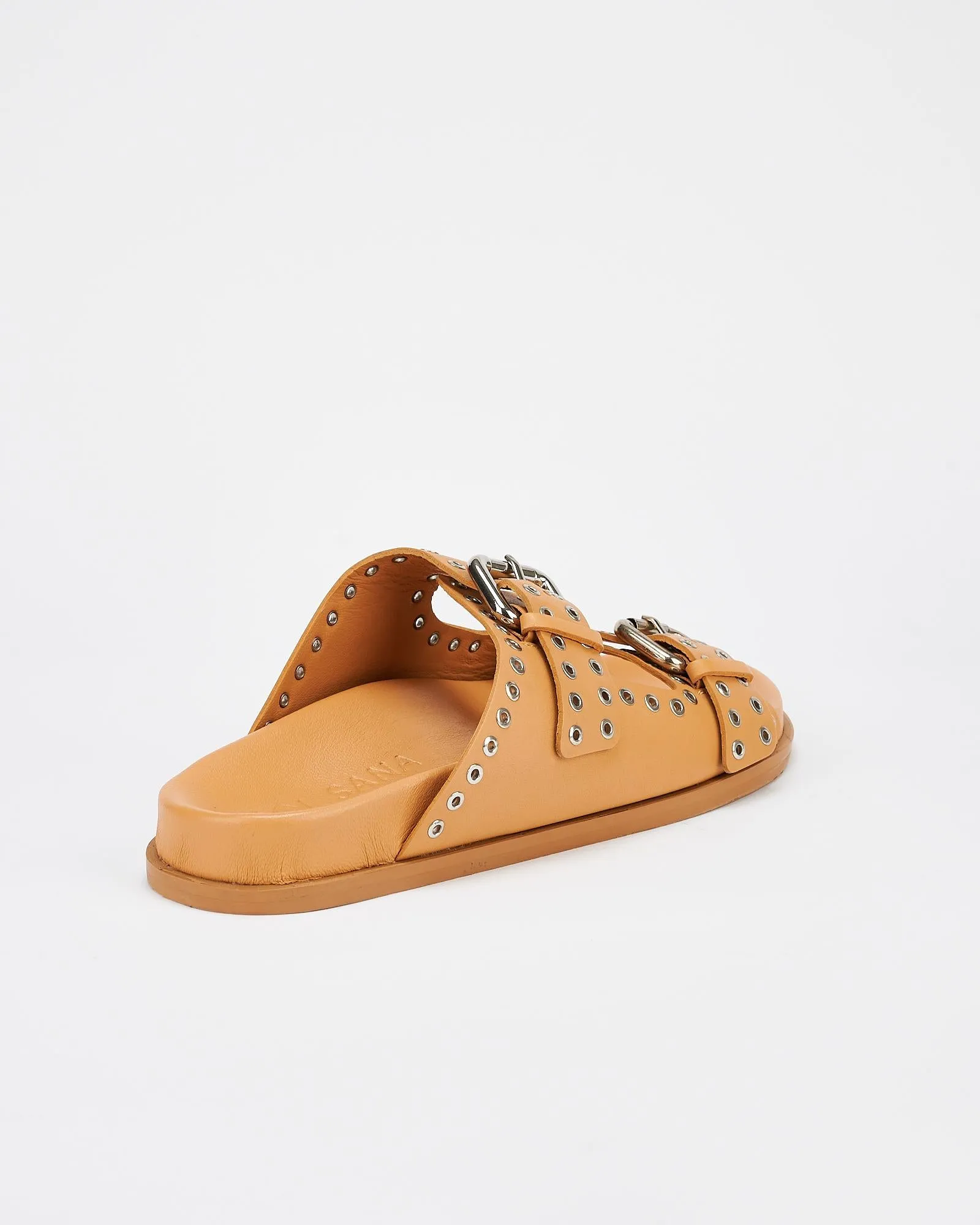 Thea Footbed Tan/Silver