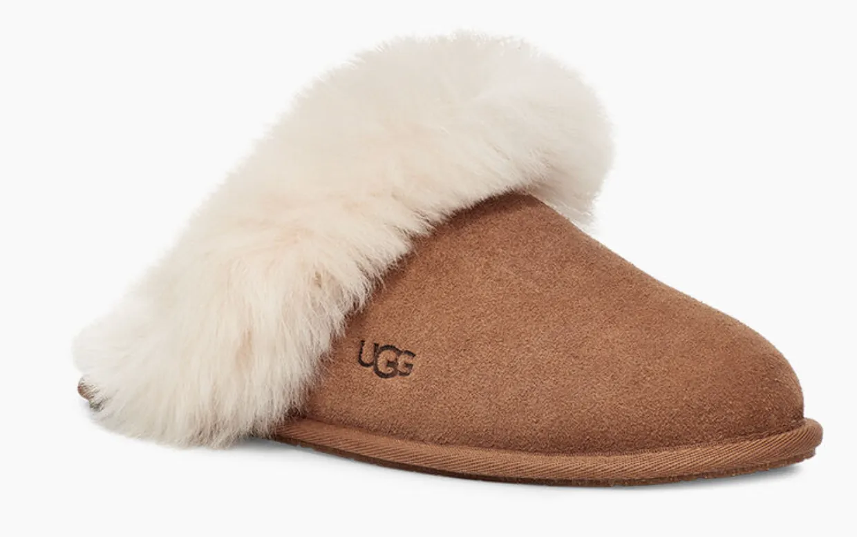 UGG Women's Scuff Sis slippers in Chestnut