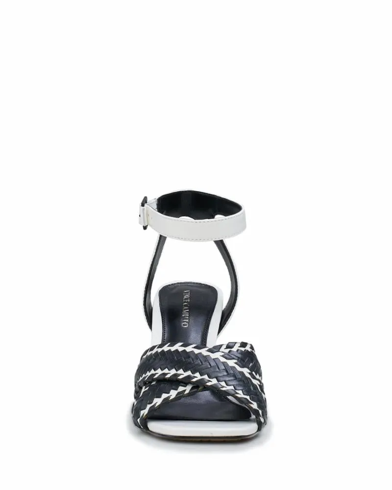 Vince Camuto AMBRINNA COCONUT CREAM BLACK/COW PARADI