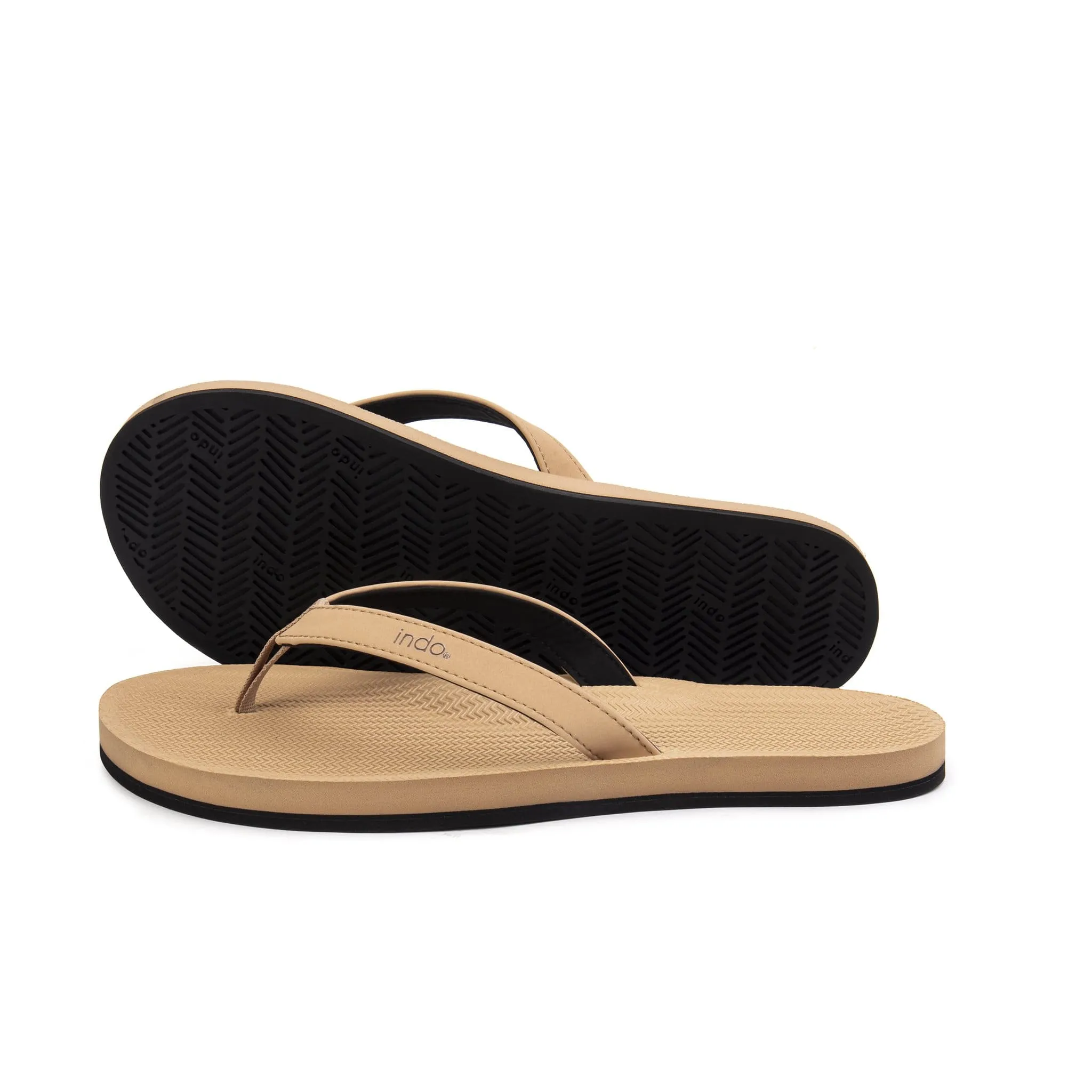 Women's Flip Flops - Soil Light