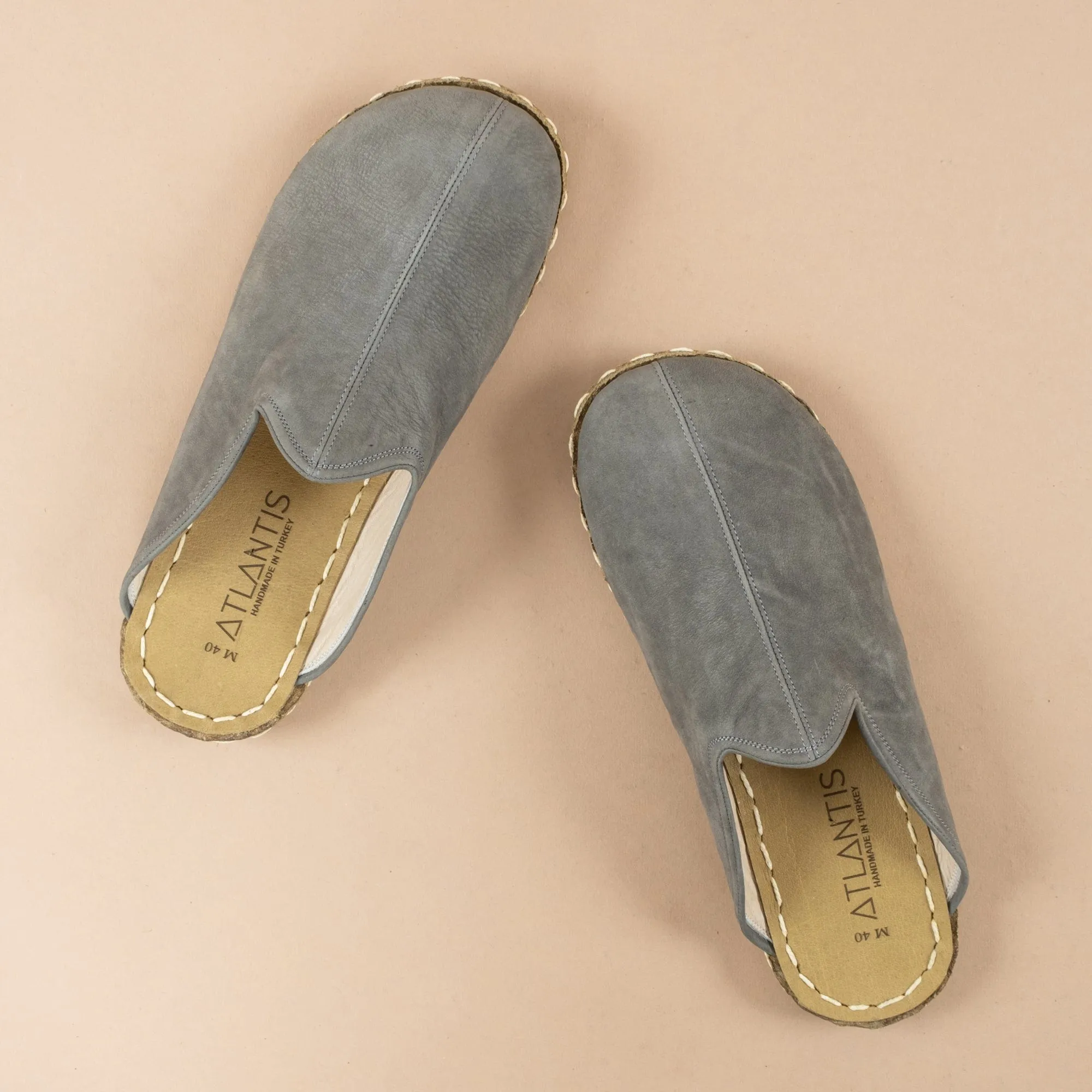 Women's Gray Barefoot Slippers