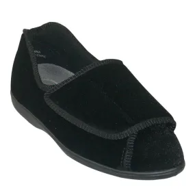 Women's Velcro Velour Diabetic Slipper