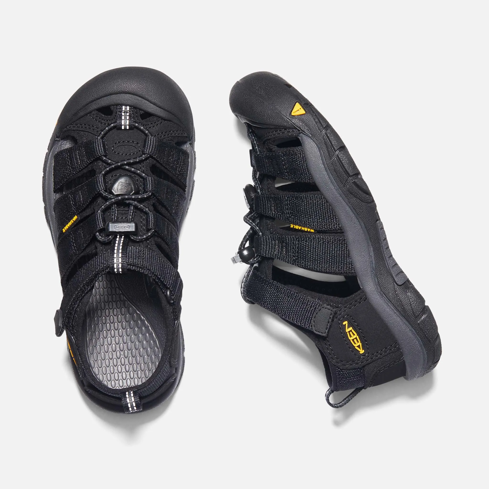 Youth Newport H2 - Black/Keen Yellow